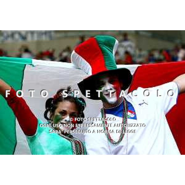 TIFOSI DELL\'ITALIA AI MONDIALI DI CALCIO "GERMANIA 2006" (Foto BARTOLETTI)