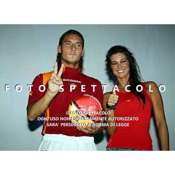 MANUELA ARCURI E FRANCESCO TOTTI