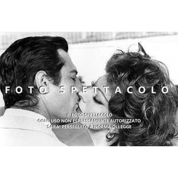 Marcello Mastroianni e Sofia Loren