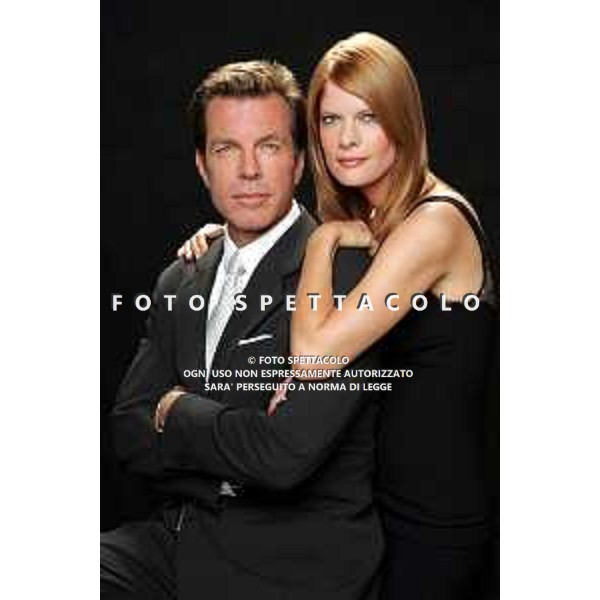 NELLA FOTO: PETER BERGMAN (JACK ABBOT) E MICHELLE STAFFORD (PHYLLIS SUMMERS ABBOT) 