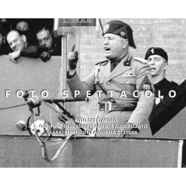 Benito Mussolini negli anni 30