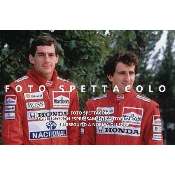 Alain Prost, Ayrton Senna