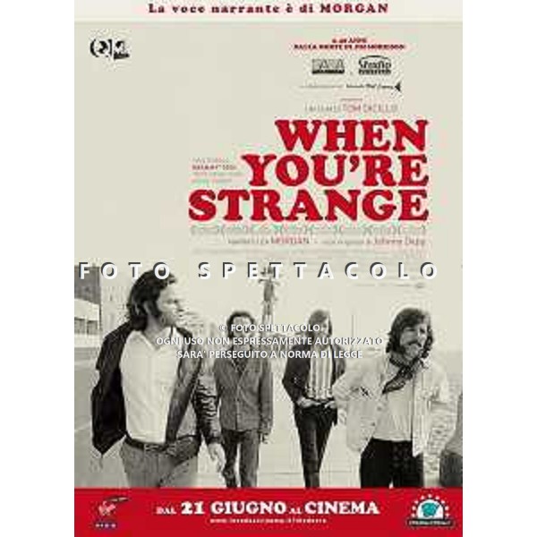 When you\'re strange - Locandina