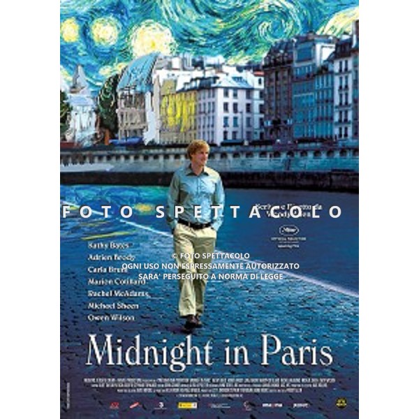 Midnight in Paris - Locandina