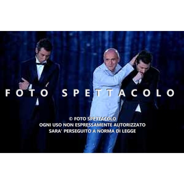 Scherzi a parte 2012 - Nella foto: Paolo Kessisoglu, Alfonso Signorini, Luca Bizzarri