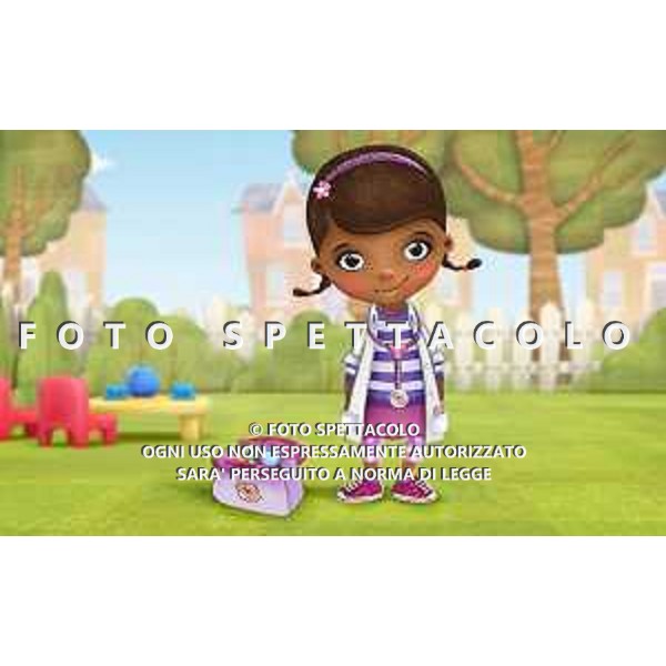DOC MCSTUFFINS - "Doc McStuffins" is a new animated series about Doc, an imaginative six-year-old girl who communicates with and heals stuffed animals and toys out of her backyard clinic. The series will premiere with the launch of the new 24-hour Disney Junior channel in 2012. (DISNEY JUNIOR) DOC MCSTUFFINS