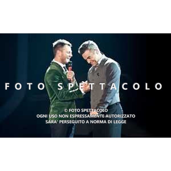 Alessandro Cattelan e Robbie Williams