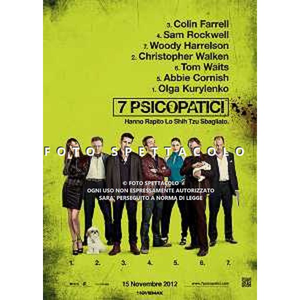 7 Psicopatici - Locandina Film