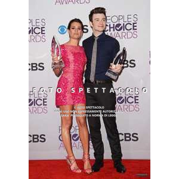 Lea Michele e Chris Colfer