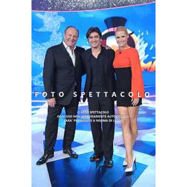 Gerry Scotti, Riccardo Scamarcio e Michelle Hunziker