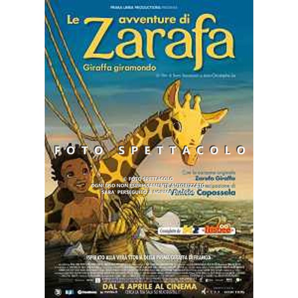 Le avventure di Zarafa - Giraffa Giramondo - Locandina Film ©Goods Films