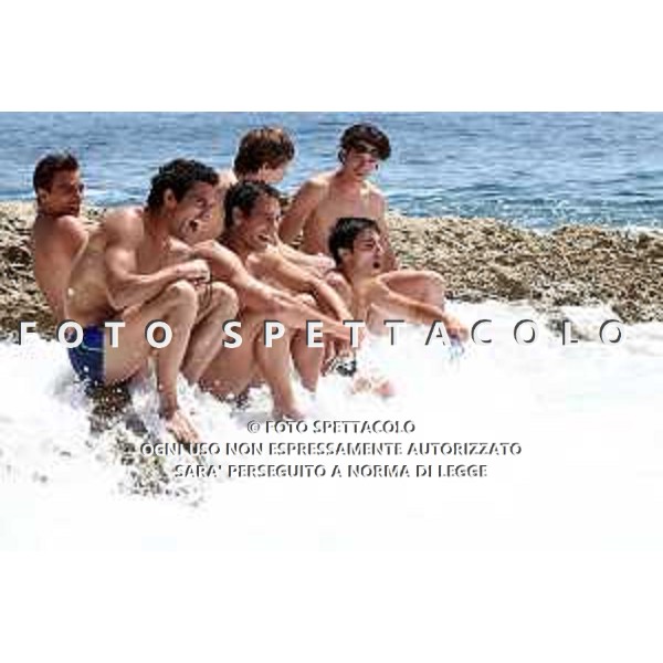 Raoul Bova, Tommaso Ramenghi, Gianluca Di Gennaro, Federico Costantini, Jacopo Cavallaro e Lorenzo De Angelis