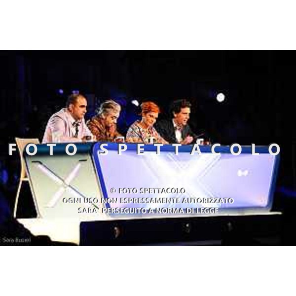 Elio, Morgan, Simona Ventura e Mika - X Factor 7 ©Sara Busiol