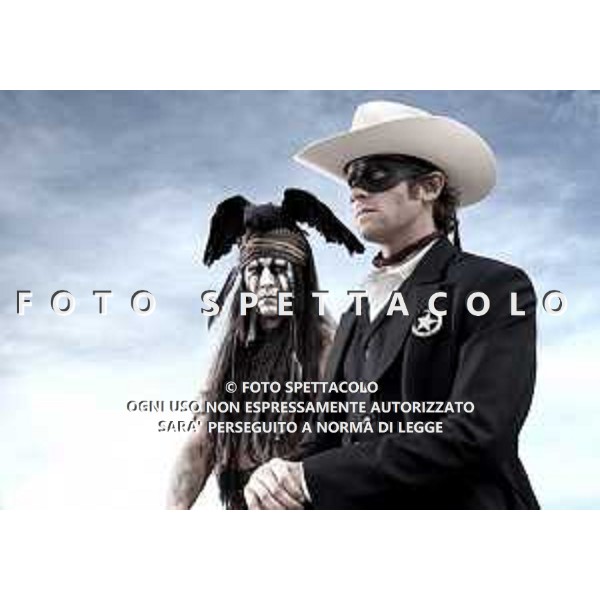 Johnny Depp e Armie Hammer - The Lone Ranger ©Walt Disney Studios Motion Pictures Italia